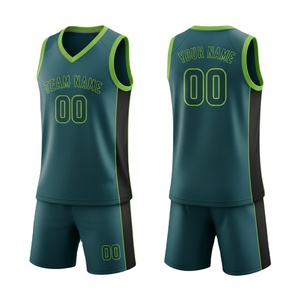 ชุดเสื้อบาสเก็ตบอลแบบกำหนดเอง ชุดทีมเยาวชน โลโก้ ชื่อ หมายเลข โรงเรียน วิทยาลัย ชมรม โรงยิม - Product Image 1