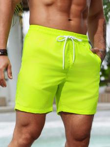 Pantalones cortos de playa de colores fluorescentes para vacaciones de verano - Product Image 2