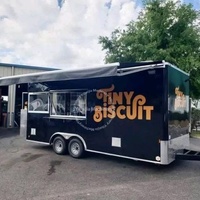Remorque alimentaire sur mesure avec menu LED, camion mobile pour tacos, chariot entièrement équipé pour la vente de birria, burritos et burgers en ambulant