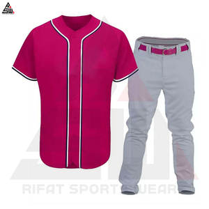 Recién llegado, diseño de logotipo personalizado, camisetas de béisbol transpirables, conjuntos de uniformes, impresión personalizada, transferencia de calor de poliéster 100% - Product Image 6