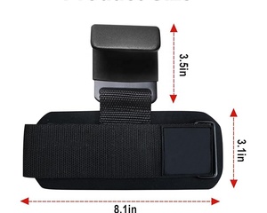 Poignées d'haltérophilie en cuir synthétique avec sangles de poignet Poignées de traction pour l'entraînement en salle de sport et les exercices en plein air - Product Image 6