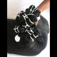 SINGE DONOR RAW REMY VIRGIN Indian Temple Hair Weave 20 Inch Natural Wave Single Donor