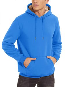 เสื้อสวมหัวผ้าฝ้าย100% มีฮู้ดแบบเรียบหรูผ้าคอตตอนผสมโอเวอร์ไซส์กำหนดได้เอง - Product Image 2