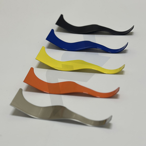 Rasoir à lame incurvée de qualité supérieure Wenzy Wave pour barbiers, couteau de salon non droit, lame remplaçable, forme ronde, rasoir pour barbe propre - Product Image 6