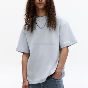 Vêtements pour hommes 100% coton T-shirt blanc Heavyweight Hot Designer T-shirt pour hommes Tee Tops - Product Image 1