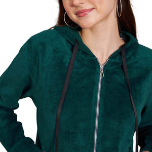 Services OEM Survêtements en velours personnalisés de bonne qualité pour femmes Ensemble de survêtements en velours pour femmes - Product Image 6