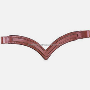 Atest-banda para cejas de caballo, accesorio de cuero auténtico negro o marrón con todos los tamaños personalizados a precio barato - Product Image 4