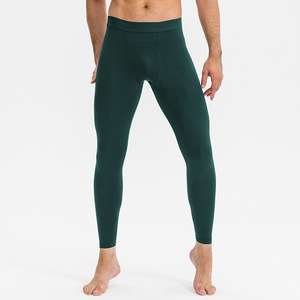 Leggings Deportivos Ajustados para Hombre, Pantalones de Entrenamiento Transpirables de Secado Rápido, Pantalones de Correr Elásticos que Absorben la Humedad, Cintura Elástica - Product Image 4