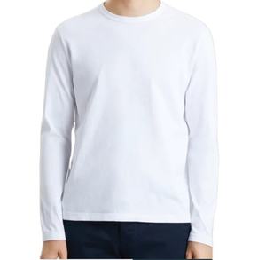 Camisetas de Manga Larga para Hombre, Personalizadas OEM, Unisex, Corte Regular, Algodón Premium con Spandex, Tejido de Punto, con Color y Logotipo Personalizables - Product Image 1