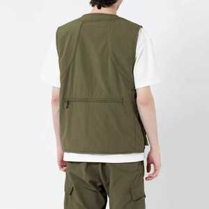 Wholesale Casual Custom Jacket Sleeveless <b>Men</b> <b>Vest</b> Jacket Utility Multi Pocket Cotton Polyester <b>Men</b> Cargo <b>Vest</b> Work <b>Men's</b> <b>Vest</b> - Product Image 3