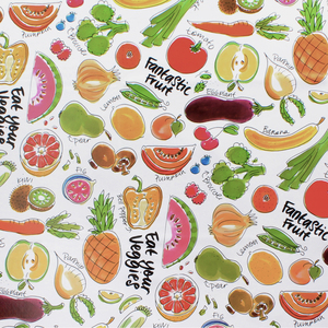 Mantel antimanchas de hule rectangular de 140 x 250 cm. Frutas Fantasía - Product Image 3