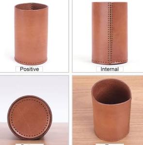 Custom <b>Pen</b> Case the Home or at Office to Keep Your <b>Desk</b> Neat Retro <b>Pens</b> <b>Holder</b> Premium Leather <b>Pen</b> <b>Holder</b> - Product Image 2