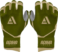 Guantes de Bateo de Béisbol Profesionales Hechos de Cuero Suave, Ligeros, con Agarre Fuerte, para Jugadores Diestros de Infield, Adultos y Jóvenes, ADIHA