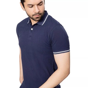 Polo unisex para hombre y mujer, venta al por mayor, Algodón puro, logotipo personalizado, patrón sólido, logotipo personalizable - Product Image 2