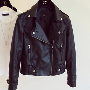 เสื้อแจ็คเก็ตผ้าใบหนังแกะแท้สำหรับผู้ชายใหม่2022ฤดูหนาวเสื้อแจ็กเก็ตหนังสีดำมีซิปสไตล์ไฮสตรีท - Product Image 6