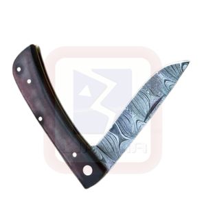 Personalizado al aire libre caza supervivencia uso táctico Damasco acero cuchillo negro Funda de cuero utilidad Camping cuchillos de cocina - Product Image 3