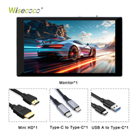 Moniteur portable Wisecoco 7 pouces Full HD 1920x1080 avec écran tactile, USB Type-C, 1080P IPS FHD TFT LCD pour console de jeu