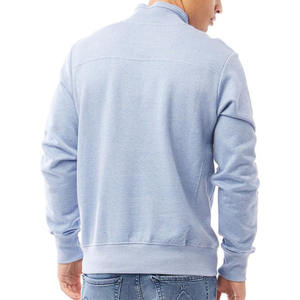 Fabricante High End Blank Streetwear Essentials Hombres con capucha Ligero French Terry Sudadera con capucha con impresión de cremallera de 3/4 cuartos - Product Image 2