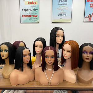 ¡REBAJA! Pelucas rectas de hueso Cabello vietnamita con cierre HD Pelucas Extensiones de cabello humano de alta calidad Sin desprendimiento Listo para enviar - Product Image 1