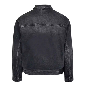 Nueva moda de alta calidad, ropa de calle, chaqueta vaquera para hombre, precio al por mayor, chaqueta vaquera de tacto suave de calidad fina para hombre - Product Image 2