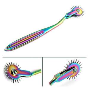 Venta al por mayor neurológico Wartenberg molinete 1 y 3 cabezas de acero inoxidable multicolor Arco Iris Pin rueda equipo de diagnóstico - Product Image 2