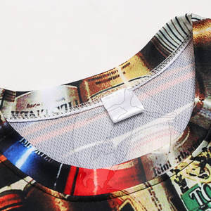 Nouveauté - T-shirt pour homme en polyester à séchage rapide, coupe ample, imprimé numérique, style tendance, en vente en ligne - Product Image 3