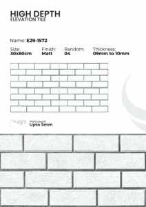 Carreaux muraux extérieurs en porcelaine 300x600mm pour façade - Product Image 6