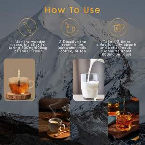 Resina de Shilajit 100% Pura, Probada en Laboratorio, Rica en Ácido Fúlvico y Minerales Traza, Resina de Shilajit Original Disponible en Envase de 30g - Product Image 4