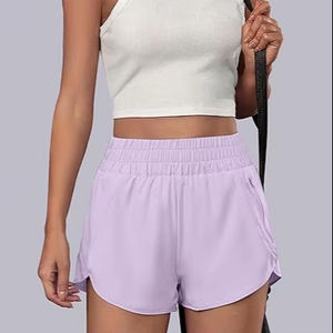 <b>Women</b> Shorts High Waist Fashion Breathable Summer Sportswear Yoga Running Lounge Streetwear Casual Custom Trendy Athletic Clothe - Product Image 1