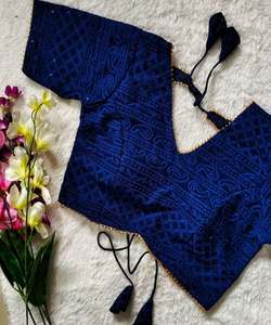 Collection bollywood lourd travail manuel prêt à porter Blouse vêtements traditionnels personnalisés prix de gros vêtement ethnique - Product Image 5