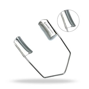 Espéculo de alambre de hoja sólida Barraquer de acero inoxidable, instrumento manual de microcirugía de 1.5 pulgadas, reutilizable, CE ISO 13485 Clase I - Product Image 1