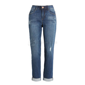 Pantalones Vaqueros Ligeros de Algodón 100% de Alta Calidad para Mujer, Estilo Casual Deportivo, Lavado Plano, Transpirables, de Secado Rápido, para Verano, Personalizados OEM - Product Image 1