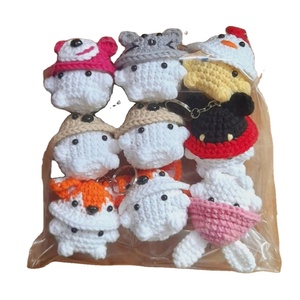 Oferta Caliente: Llavero de Brújula de Peluche de Alta Calidad con Diseño de Animales de Dibujos Animados Tejidos a Mano, Lindo Peluche de Aleación de Zinc de Vietnam - Product Image 1