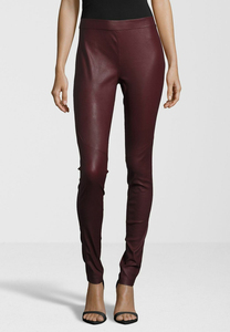 Leggings de cuero puro de moda para mujer, pantalones sexis de cuero con Control de barriga de cintura alta, mallas de moda - Product Image 2