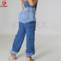 Ensemble deux pièces pour femme : chemise en jean et short taille haute, directement du fabricant, avec emballage et marque personnalisés