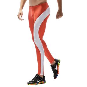 Leggings Deportivos para Hombre, Pantalones de Compresión con Parches, Ropa Deportiva Azul Cielo, Leggings Sexys para Gimnasio, Tallas S-XL - Product Image 4
