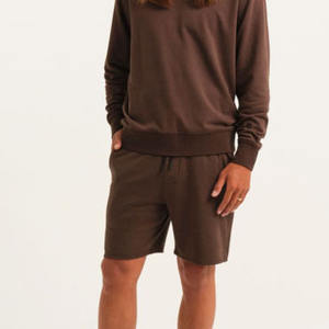 Pantalones cortos de lona de estilo callejero para hombre personalizados de la mejor calidad, patrón sólido teñido liso, característica antiarrugas, servicios ODM razonables - Product Image 2