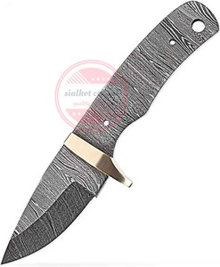 Venta al por mayor cuchillos en blanco hoja espiga completa de acero de Damasco para la venta - Product Image 2