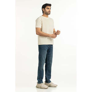 T-shirt décontracté d'hiver en jersey 100 % coton, coupe classique, respirant, écologique, MN-TS-WS25-008, fabricant OEM ODM, vente en gros - Product Image 4