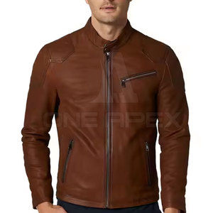 แจ็คเก็ตหนังสำหรับผู้ชายแจ็คเก็ตหนังสไตล์ปากีสถาน - Product Image 4