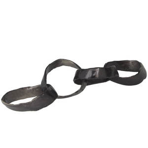 Aluminio Metal arte escultura cadena aspecto moderno minimalista hecho a mano ecológico personalizable alta calidad hogar cumpleaños Diwali - Product Image 4