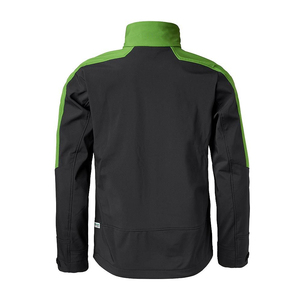Blouson aviateur décontracté pour hommes de haute qualité coupe ajustée haut Softshell coupe-vent en coton avec col à capuche en PU - Product Image 2