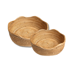 Panier en rotin durable de haute qualité panier à provisions panier de rangement pain épreuvage cuisine décor à la maison du Vietnam bonne qualité - Product Image 1