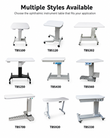 High Quality TB-S202 Adjustable Electric Motorized Ophthalmic Instrument Table for Optometry Clinic