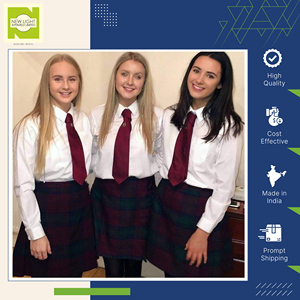 Fournisseur OEM mondial de la meilleure qualité 220 GSM uniforme scolaire chemises à manches longues pour garçons et filles porter à des taux de vrac abordables - Product Image 2