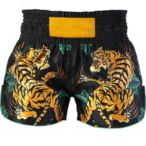 กางเกงมวยไทยสั่งตัด 100% โพลีเอสเตอร์ สีตามสั่ง น้ำหนักเบา ระบายอากาศ แห้งเร็ว เนื้อผ้านุ่ม ใส่ได้ทั้งชายและหญิง สำหรับศิลปะการต่อสู้ - Product Image 6