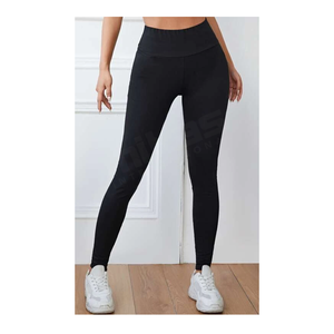 Best Selling Fitness Wear Adult Size Women Leggings Top Quality 100% Cotton Gym Workout Women Leggings - Product Image 4