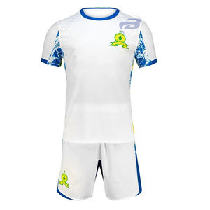 Conjunto de Uniforme de Fútbol Personalizado del Mamelodi Sundowns, Camiseta y Pantalones Cortos de Fútbol de Poliéster Ligero, Transpirable y de Secado Rápido - Product Image 1