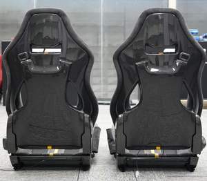 Asientos de Carreras de Lujo Originales para F8 de Fibra de Carbono con Cuero Impermeable y Tela Personalizable - Product Image 5