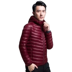 Chaqueta de plumón de ganso para hombre de nuevo diseño 2025 | Abrigo acolchado personalizado de calidad superior para ropa de invierno Servicio OEM - Product Image 1